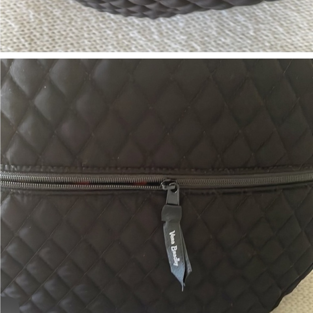 Vera Bradley Black Go Ahead Cross Body Bag